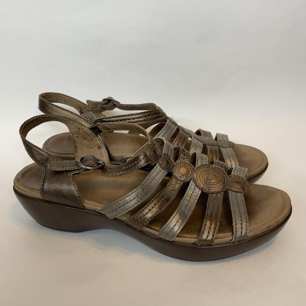 Dansko Sz 39/40 Brown Gladiator Leather Women Sandals US Size 9/10
